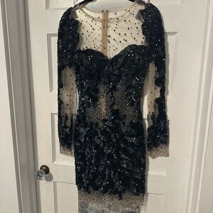 Jovani beaded cocktail dress